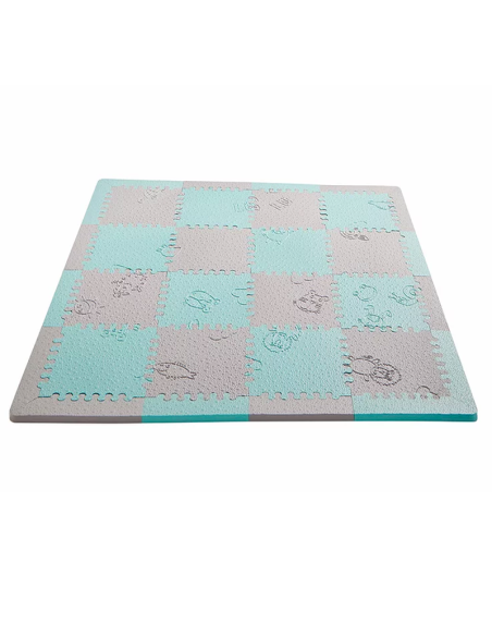 Alfombra Bebé Mini Bicolor – Suave, Segura y Portátil