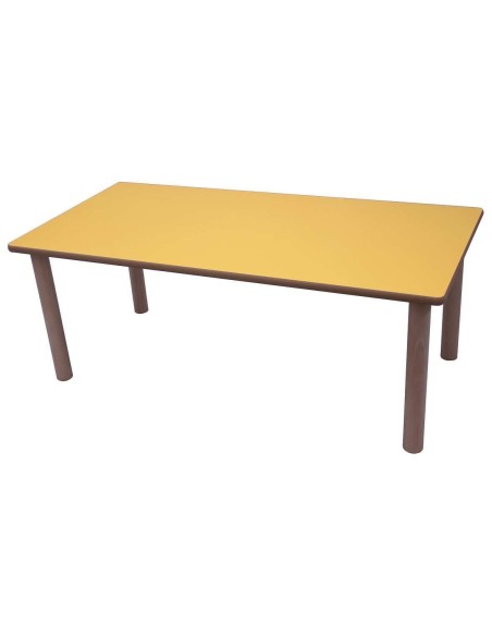 Mesa escolar rectangular Mobeduc 120x80 cm