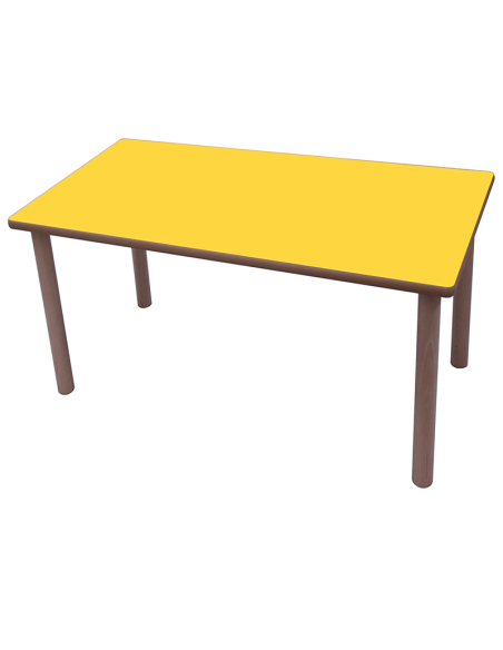 Mesa escolar rectangular Mobeduc 120x80 cm