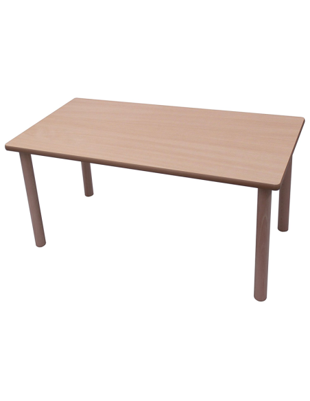 Mesa escolar rectangular Mobeduc 120x80 cm