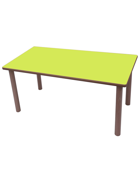 Mesa escolar rectangular Mobeduc 120x80 cm