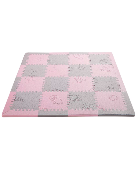 Alfombra Bebé Mini Bicolor – Suave, Segura y Portátil