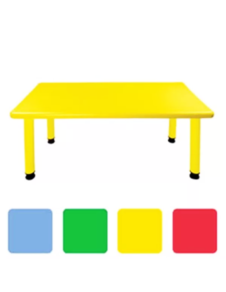 Mesa Escolar Rectangular de Polipropileno – 122x61 cm