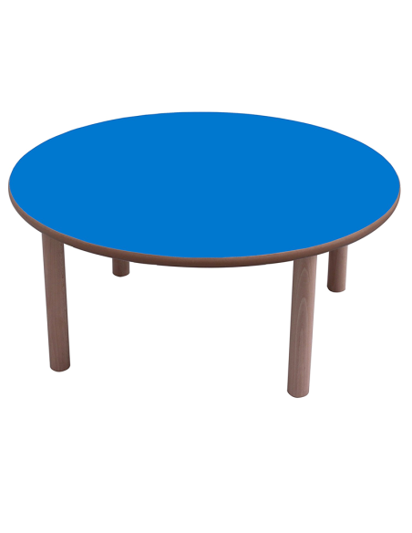 Mesa escolar redonda madera 100 cm Mobeduc