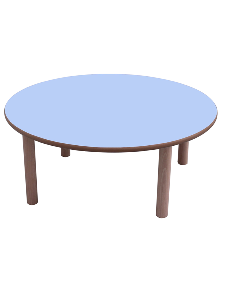 Mesa escolar redonda madera 100 cm Mobeduc