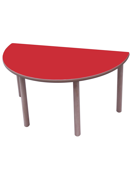 Mesa escolar semicircular 120 cm Mobeduc