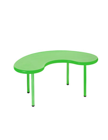 Mesa Escolar Semicirlar Polipropileno | Altura Regulable