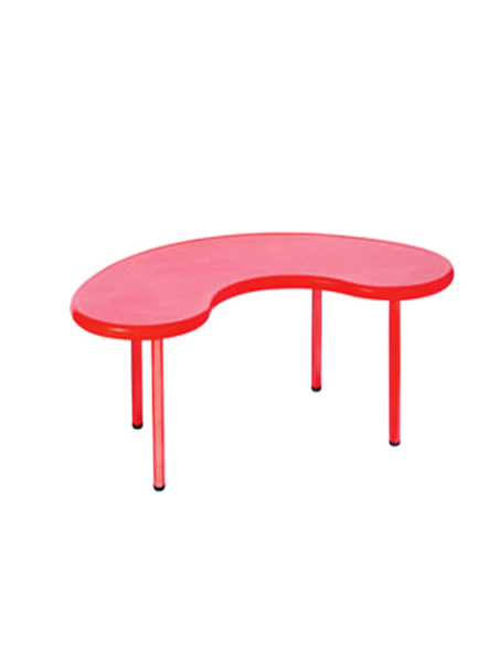Mesa Escolar Semicirlar Polipropileno | Altura Regulable