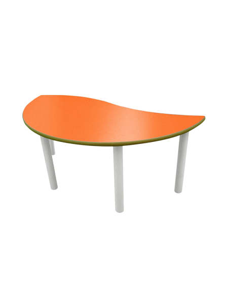 Mesa infantil semionda metal