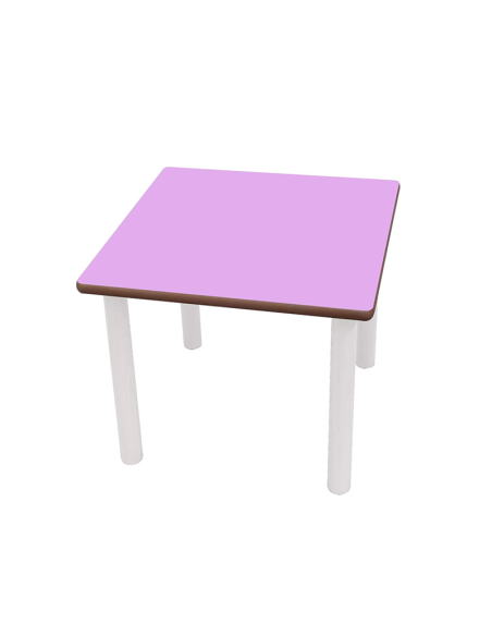 Mesa metal cuadrada 60x60 INFANTIL (de 2 a 6 años)