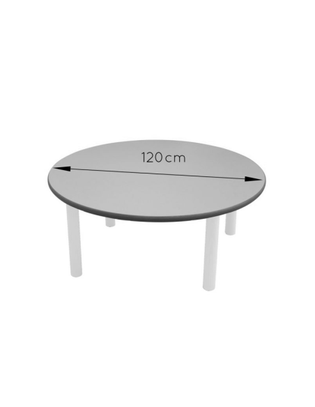 Mesa metal redonda INFANTIL (de 2 a 6 años)