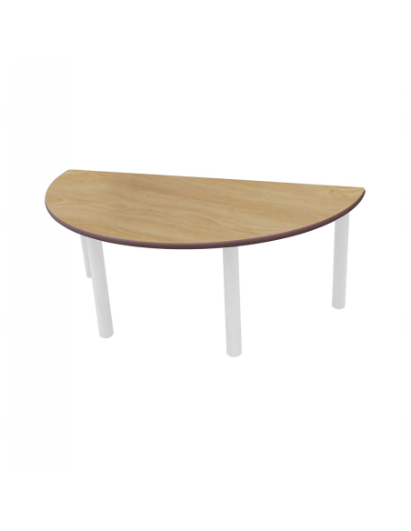 Mesa metal semiredonda INFANTIL 120 (de 2 a 6 años)