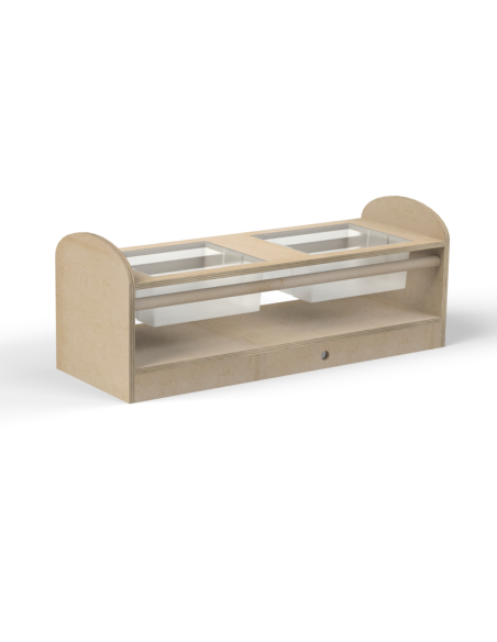 Mueble sensorial 2 cubetas