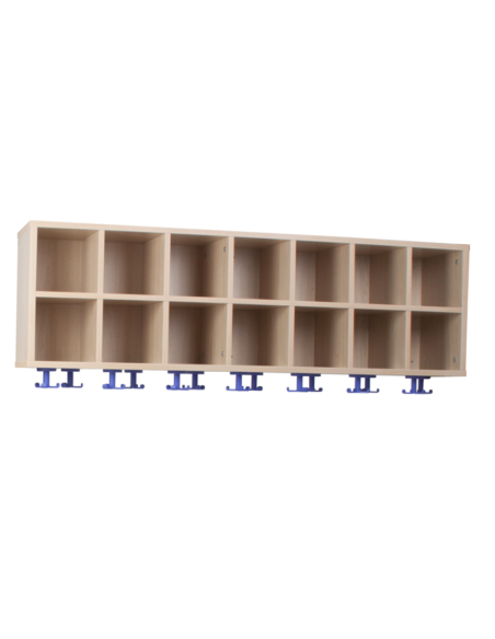 Mobeduc mueble perchero 14 casillas