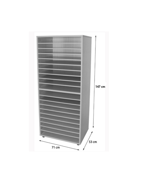 Mueble archivador de cartulinas doble Mobeduc