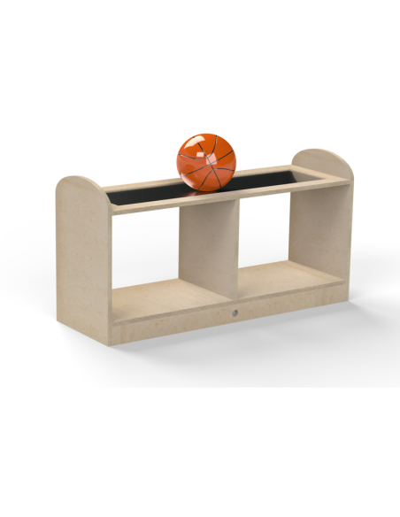 Mueble bajo con espejo