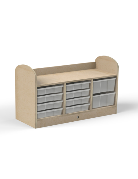 Mueble bajo cubetero 3 columnas