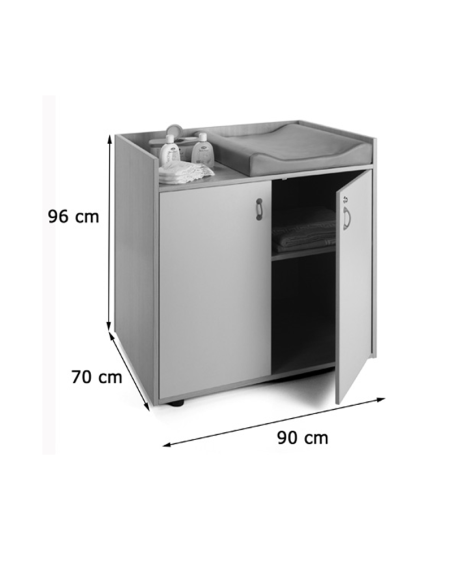 Mueble cambiador bebé estándar