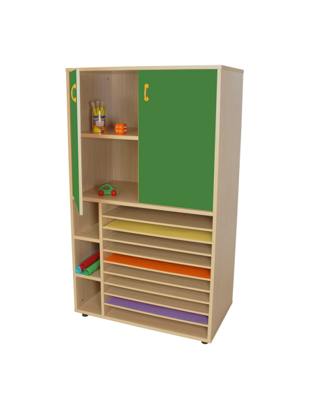 Mueble cartulinero y armario 90 cm Mobeduc