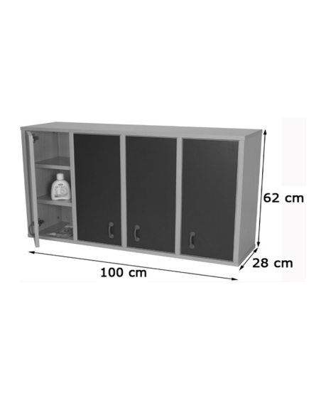 Mueble casillero 12 casillas 4 puertas Mobeduc