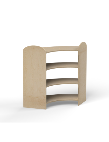 Mueble curvo y divisor de espacios
