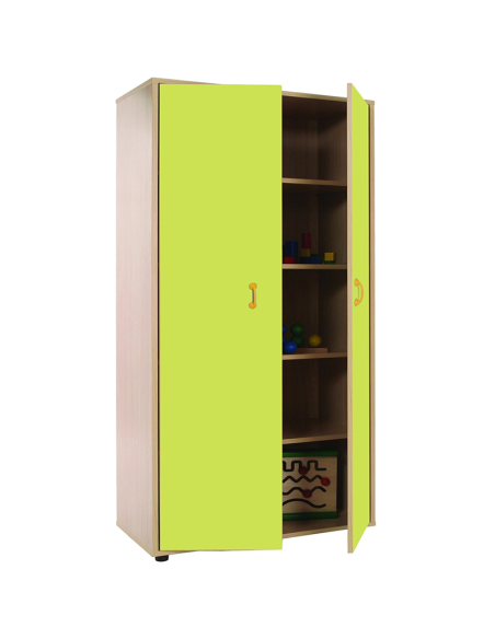 Mueble escolar alto armario 2 puertas Mobeduc
