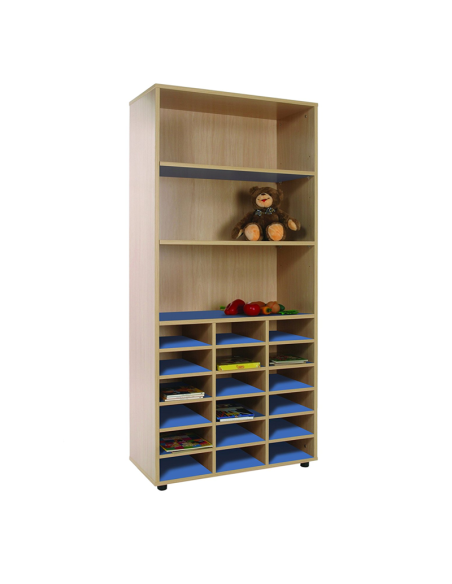 Mueble escolar alto casillero-estantería Mobeduc