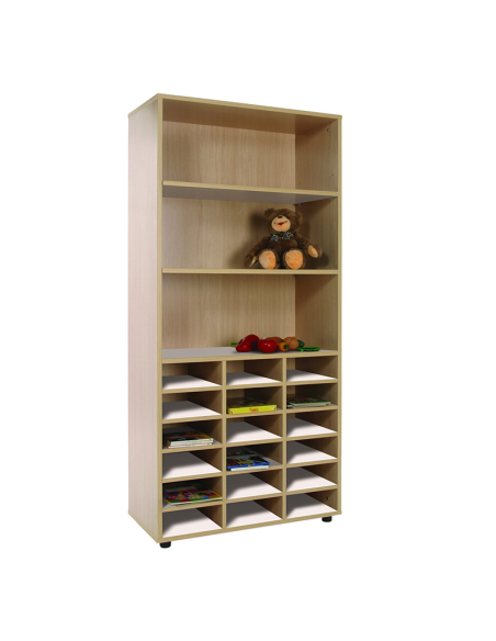 Mueble escolar alto casillero-estantería Mobeduc