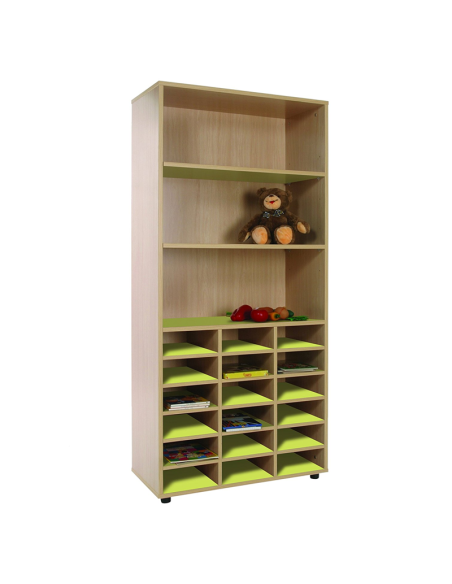 Mueble escolar alto casillero-estantería Mobeduc