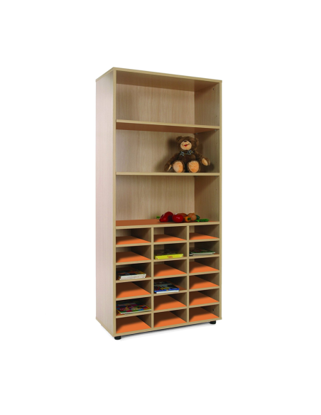 Mueble escolar alto casillero-estantería Mobeduc