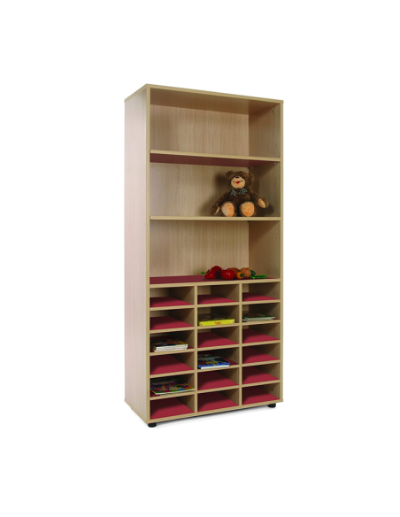 Mueble escolar alto casillero-estantería Mobeduc