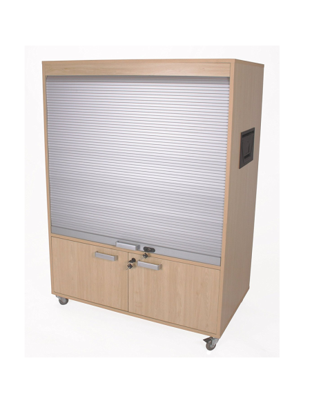 Mueble escolar audiovisuales bajo persiana Mobeduc