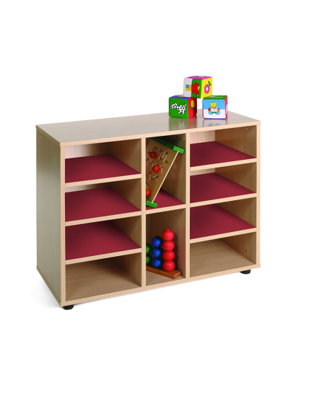 Mueble escolar bajo 10 casillas Mobeduc