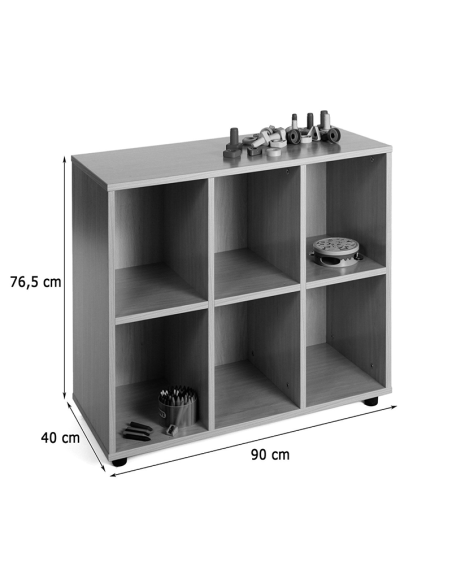 Mueble escolar bajo 6 casillas Mobeduc