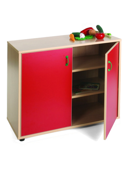 Mueble escolar bajo armario 3 estantes Mobeduc