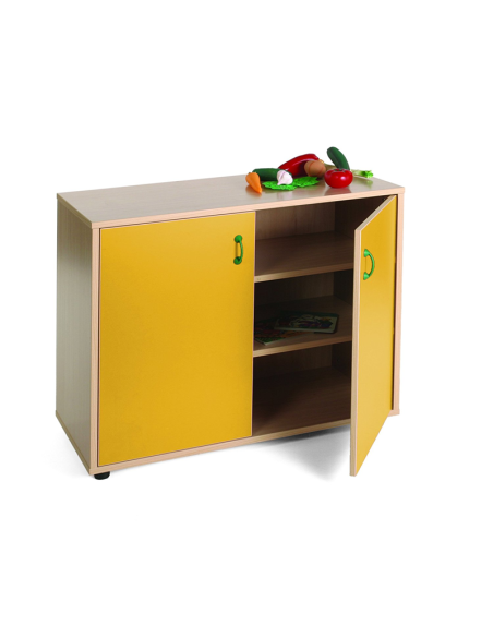 Mueble escolar bajo armario 3 estantes Mobeduc