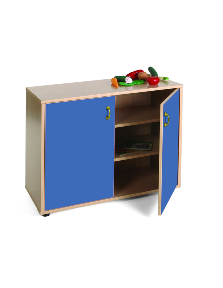 Mueble escolar bajo armario 3 estantes Mobeduc