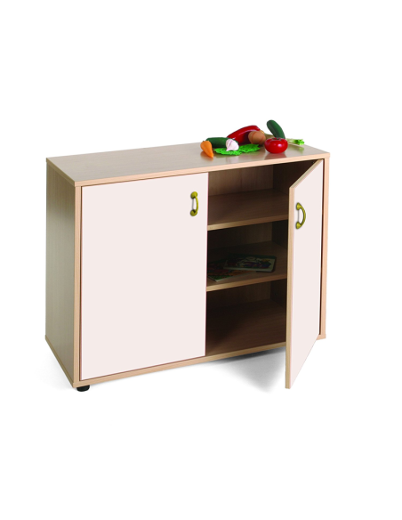 Mueble escolar bajo armario 3 estantes Mobeduc