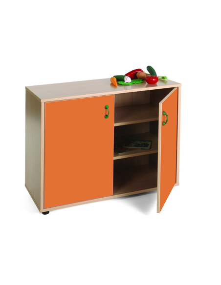 Mueble escolar bajo armario 3 estantes Mobeduc