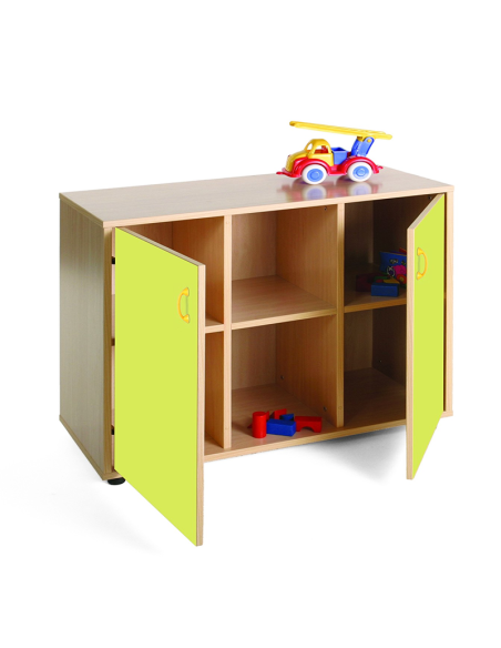 Mueble escolar bajo armario 6 casillas Mobeduc