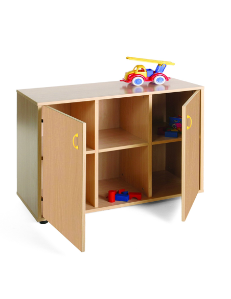Mueble escolar bajo armario 6 casillas Mobeduc