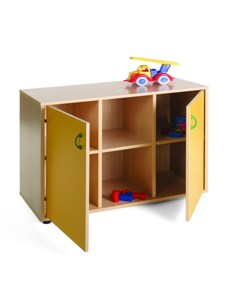 Mueble escolar bajo armario 6 casillas Mobeduc