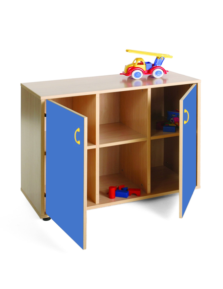 Mueble escolar bajo armario 6 casillas Mobeduc