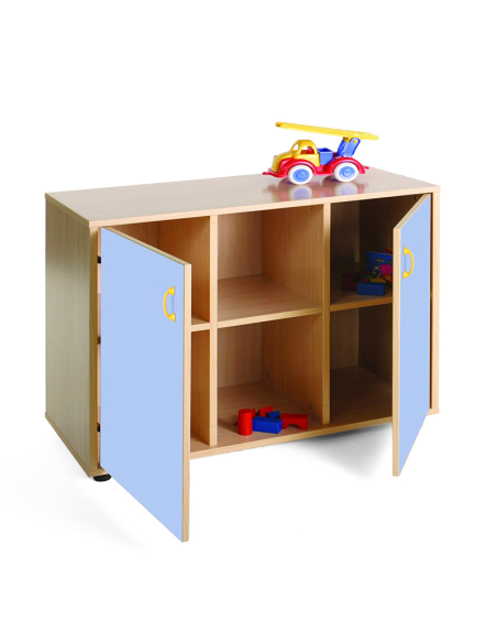 Mueble escolar bajo armario 6 casillas Mobeduc