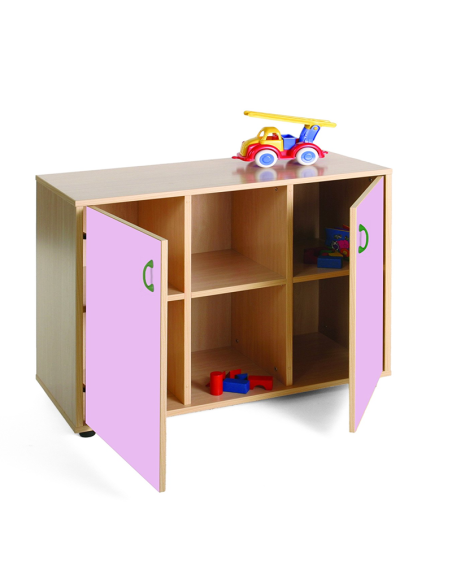 Mueble escolar bajo armario 6 casillas Mobeduc