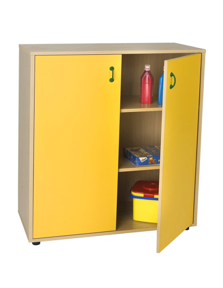 Mueble escolar intermedio armario 3 estantes Mobeduc