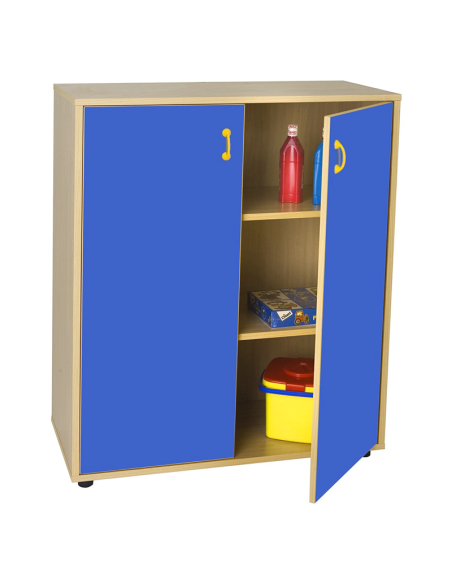 Mueble escolar intermedio armario 3 estantes Mobeduc
