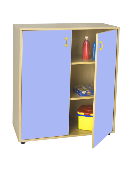 Mueble escolar intermedio armario 3 estantes Mobeduc