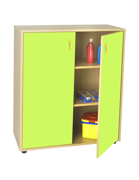 Mueble escolar intermedio armario 3 estantes Mobeduc