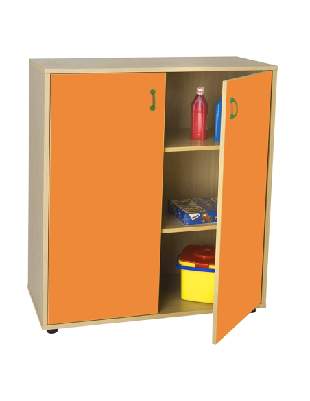 Mueble escolar intermedio armario 3 estantes Mobeduc